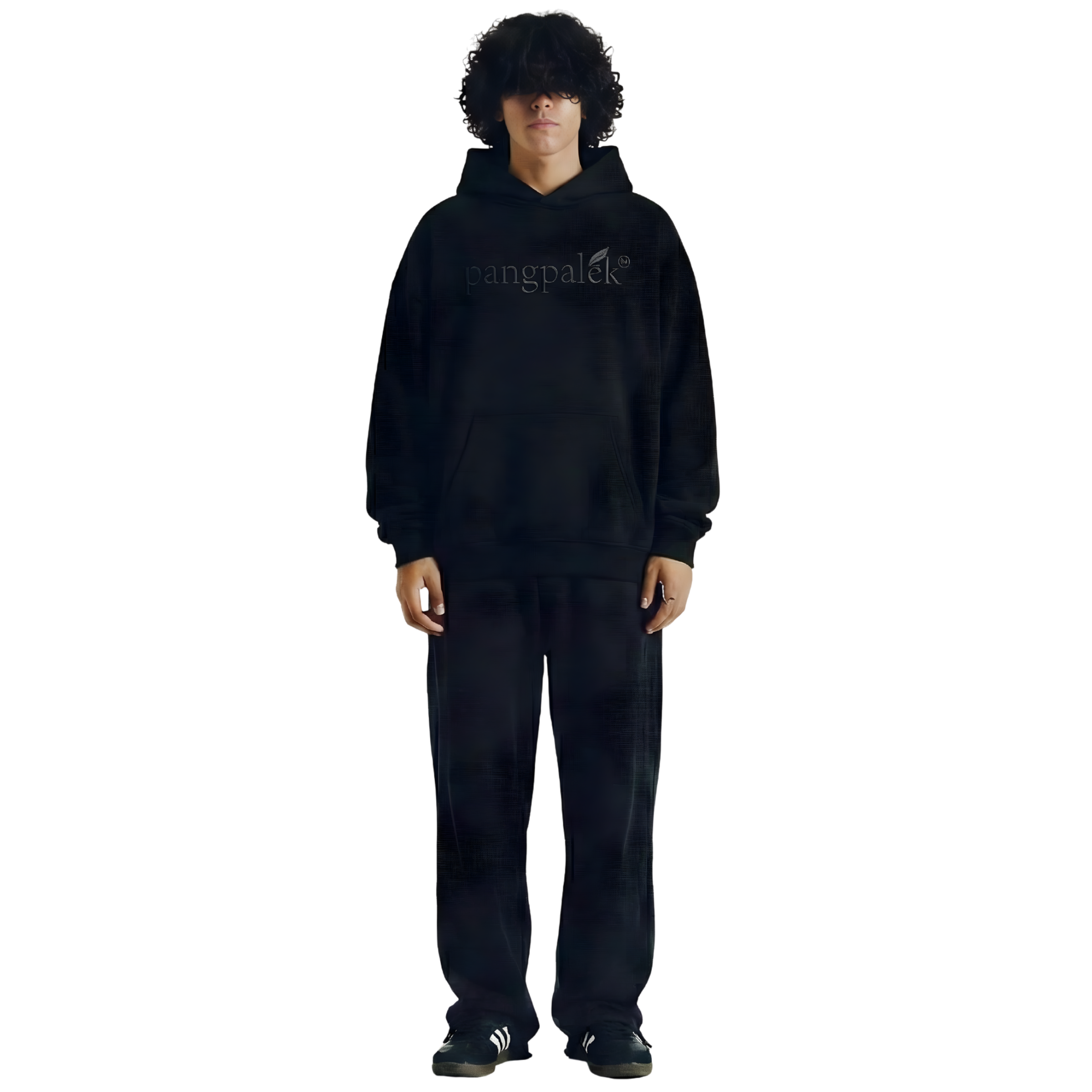 Pangpalek Black Oversize Hoodie