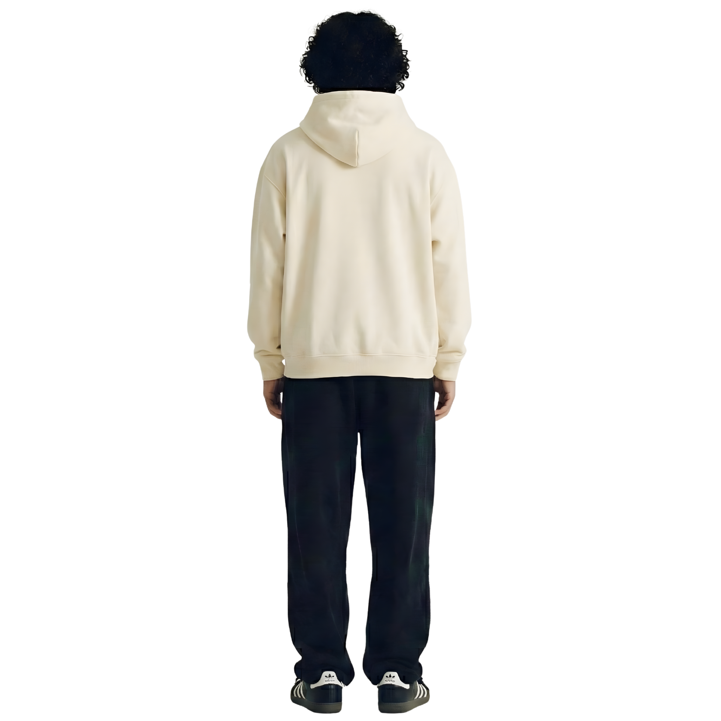Pangpalek Cream Oversize Hoodie