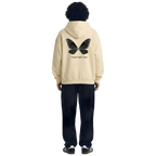 Wings Under Skin Cream Hoodie