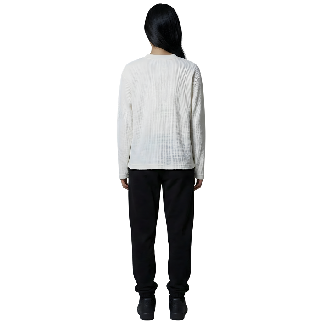 Duality White Waffle Knit Tee