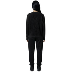 Life Cycle Waffle Black Oversized Tee