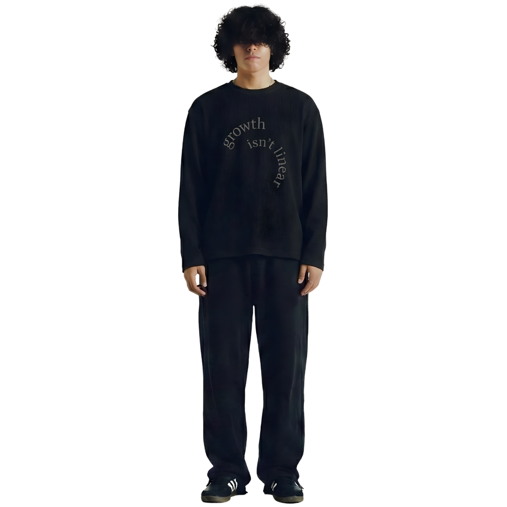 Growth Isn't linear knit Tee