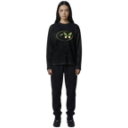 Life Cycle Waffle Black Oversized Tee