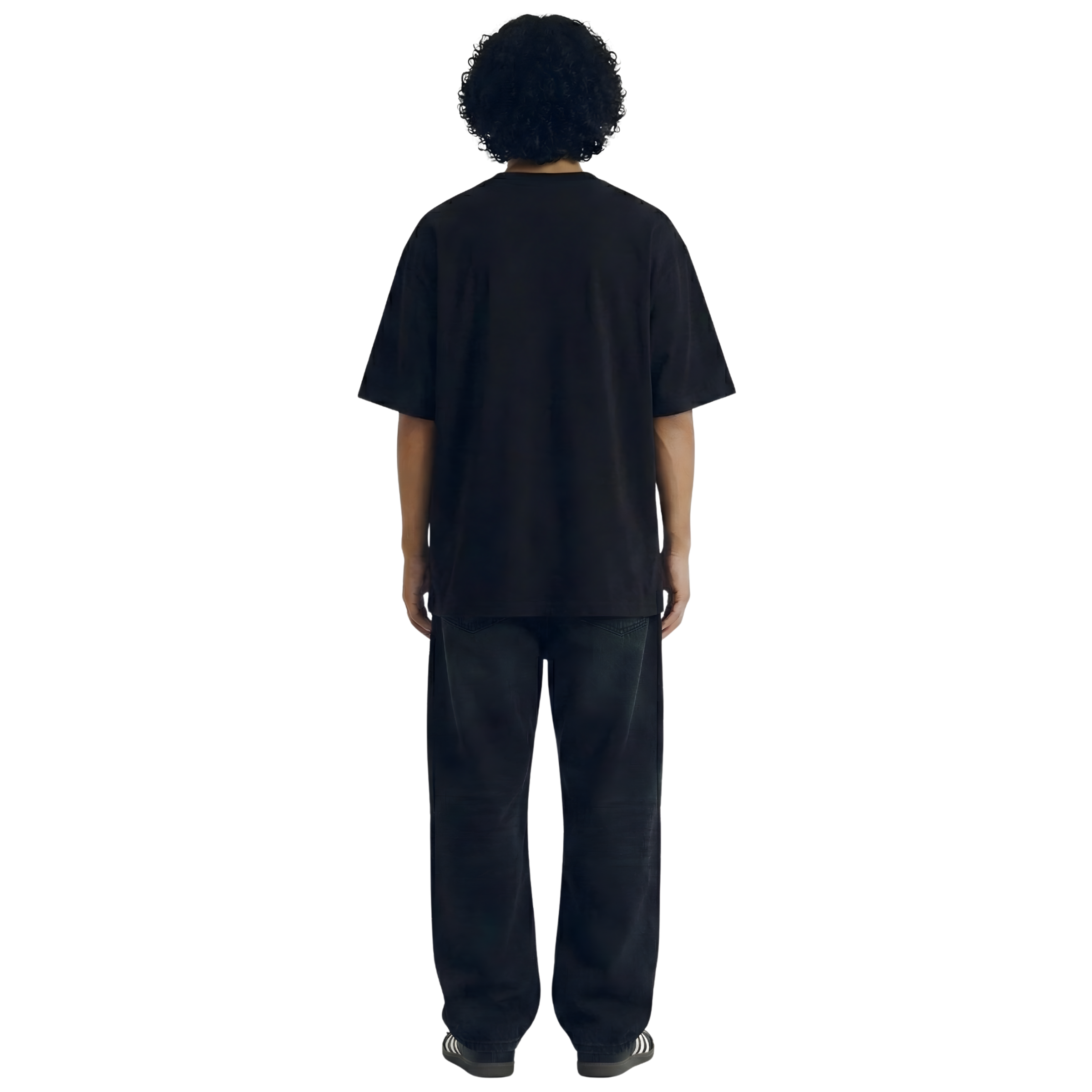 Life Cycle Black Oversize Tee