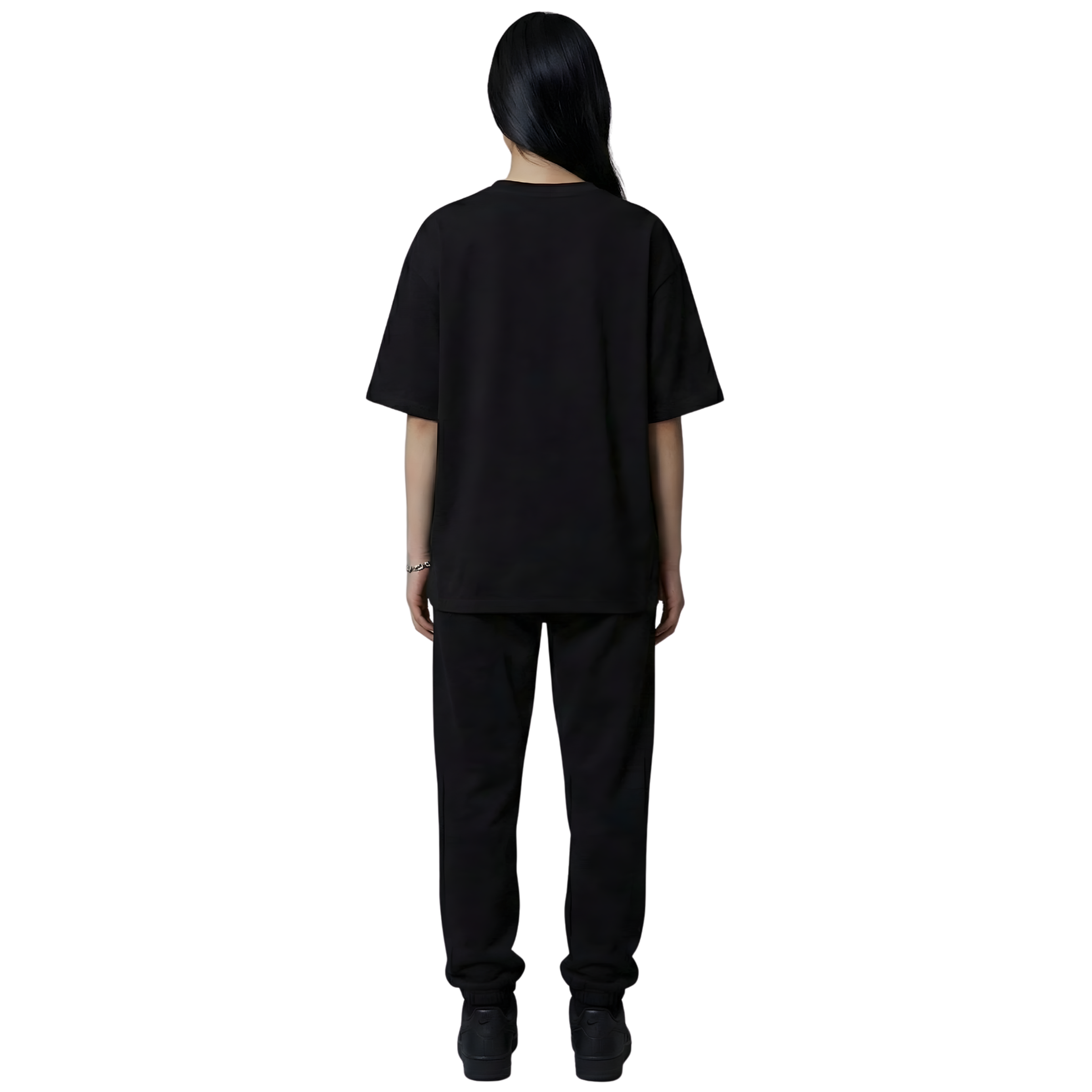 Life Cycle Black Oversize Tee