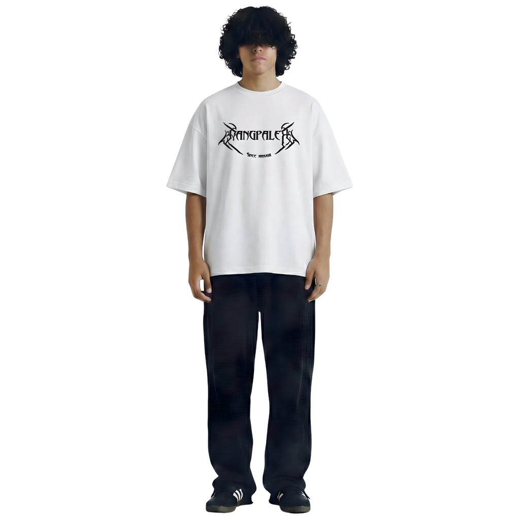 Pangpalek White Oversized Tee