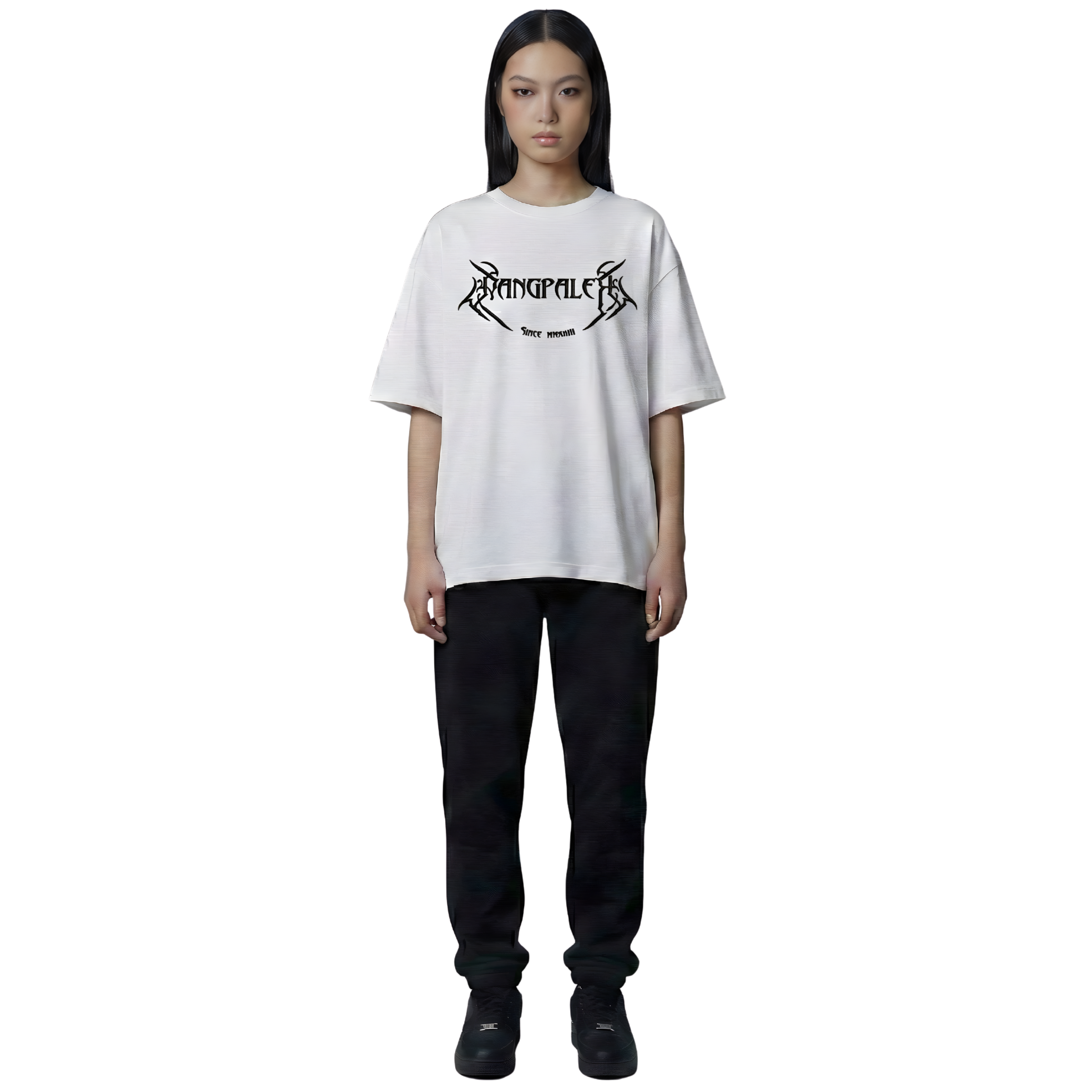 Pangpalek White Oversized Tee