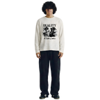 Duality White Waffle Knit Tee