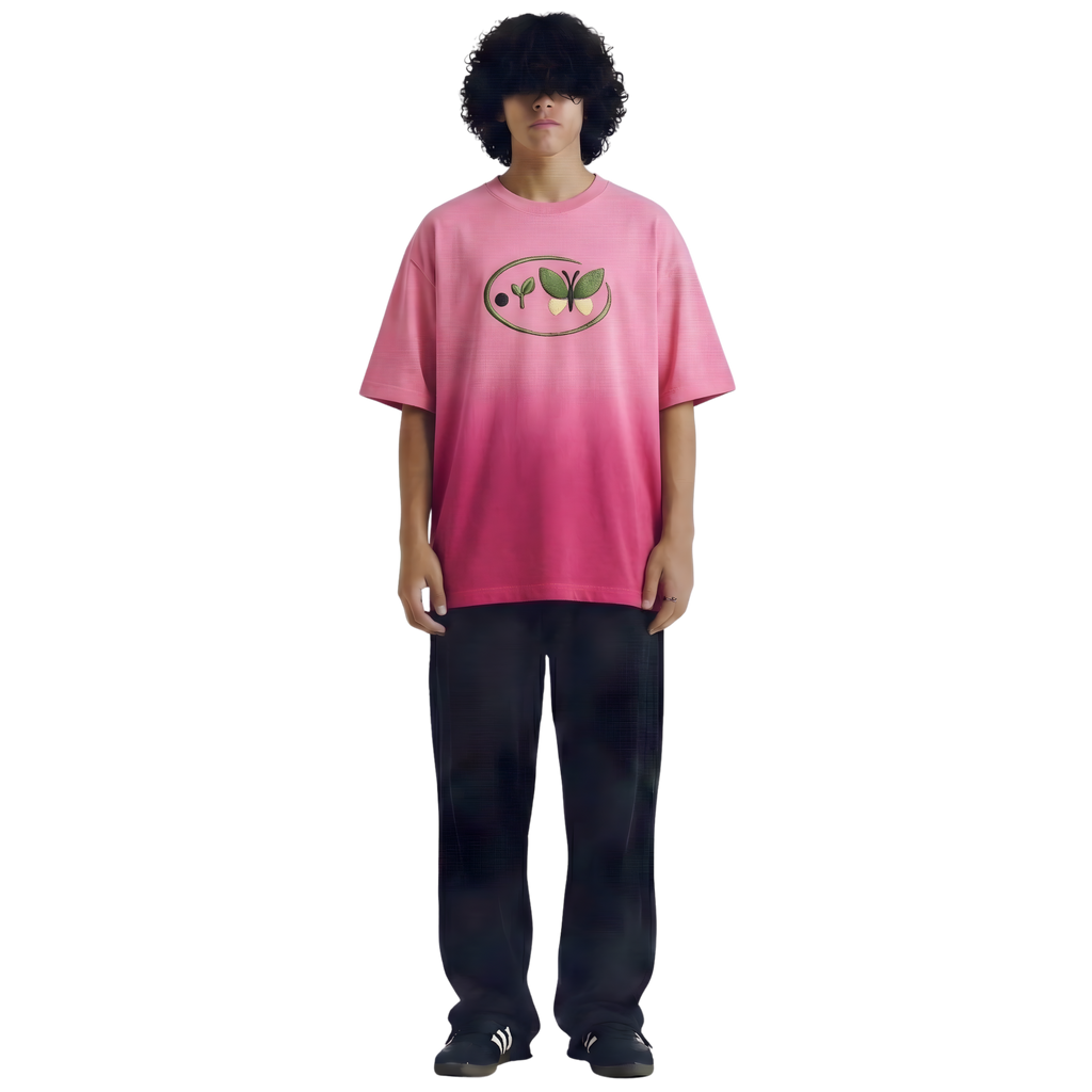 Pink Ombre Boxy Tee
