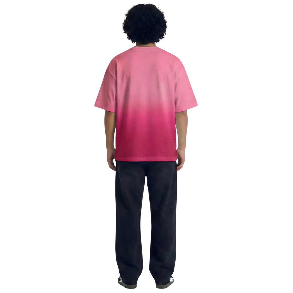 Pink Ombre Boxy Tee