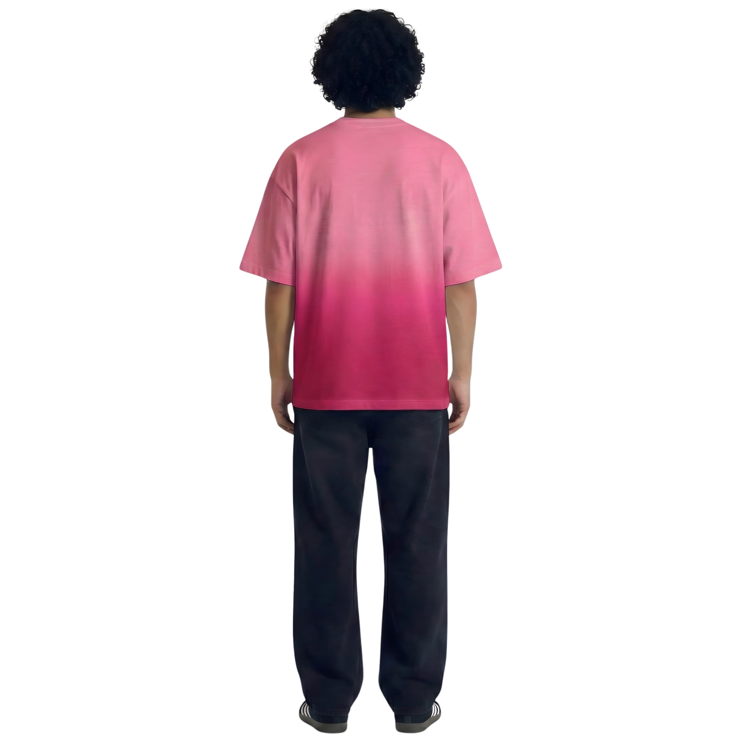 Pink Ombre Boxy Tee