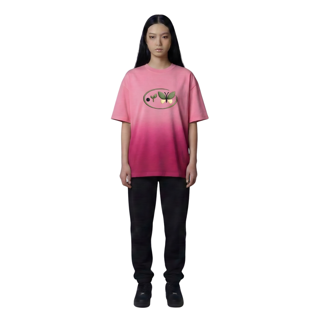 Pink Ombre Boxy Tee