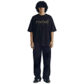 Rooted Black Oversized Tee