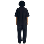 Rooted Black Oversized Tee