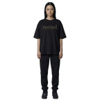 Rooted Black Oversized Tee