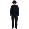Black Waffle Knit Tee