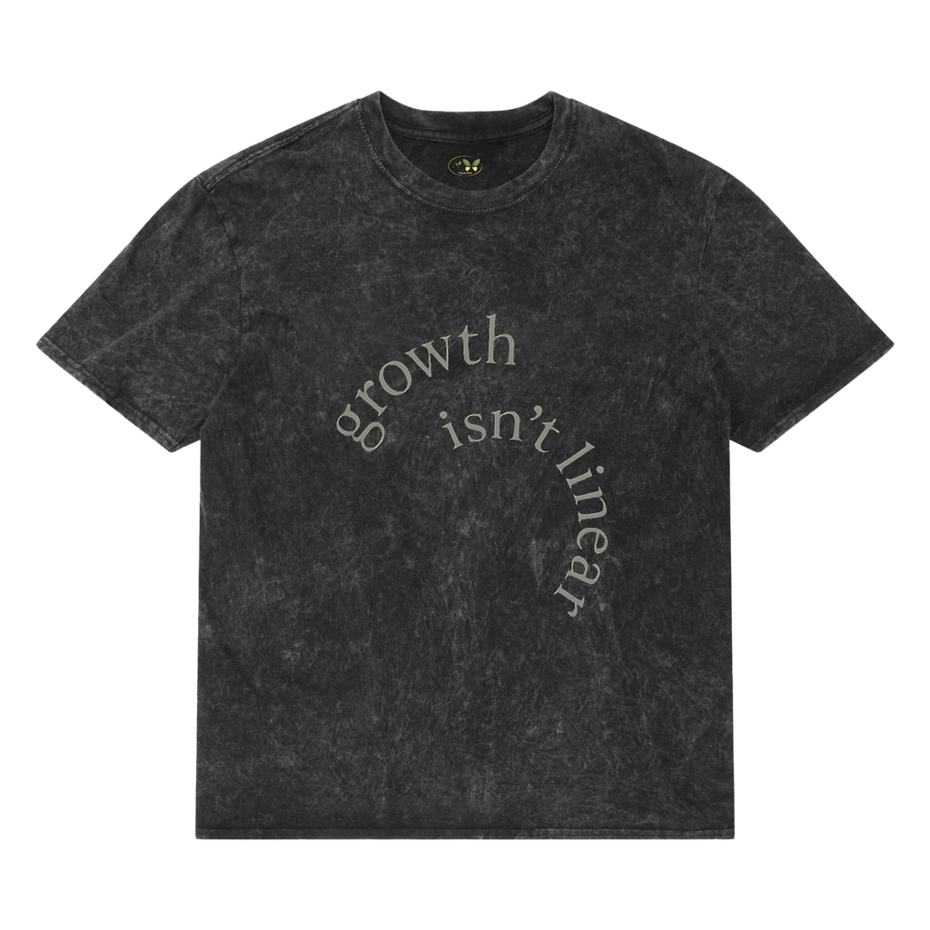 Growth isn't Linear Acid-wash Tee