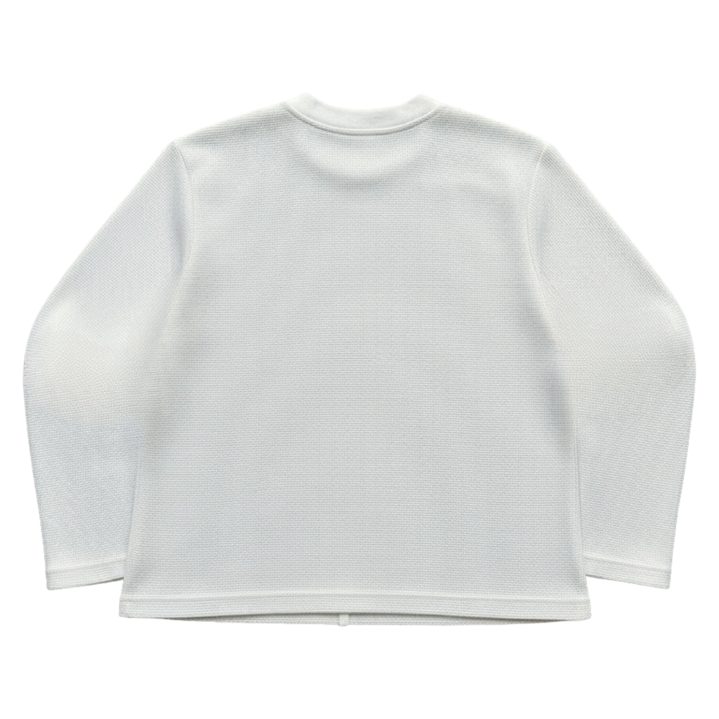 Duality White Waffle Knit Tee