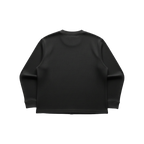 Black Waffle Knit Tee