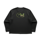 Black Waffle Knit Tee