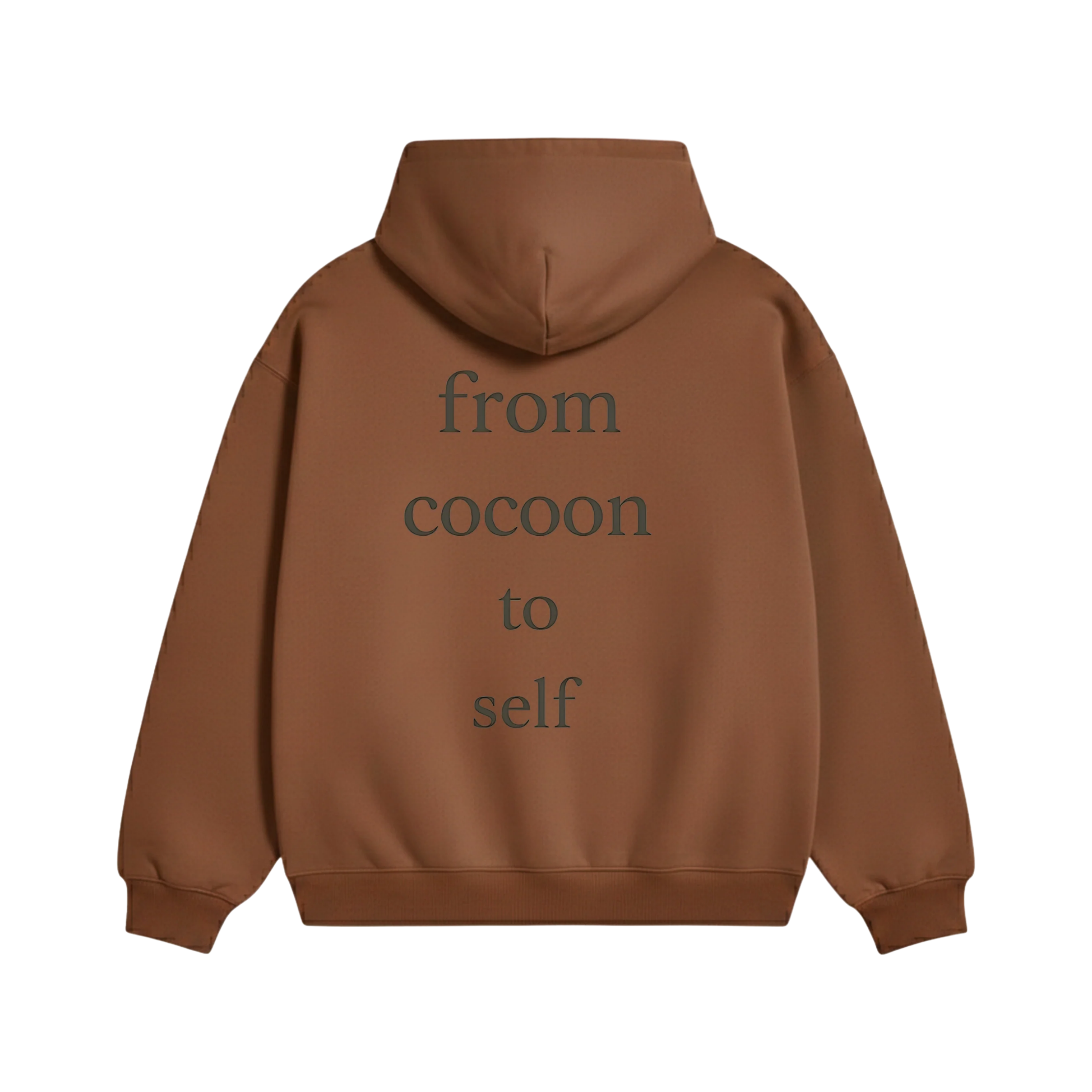 Cacoon Brown Oversize Hoodie