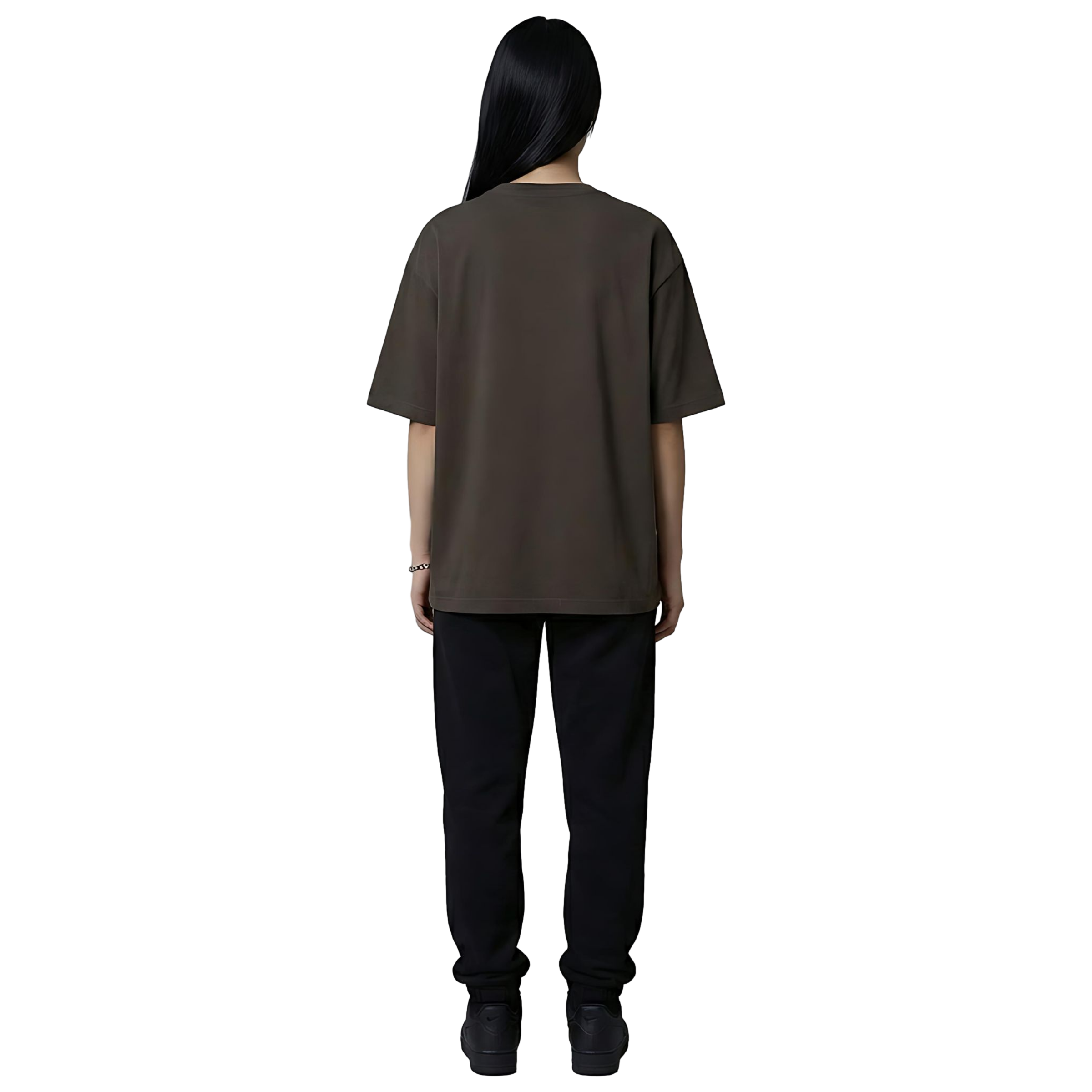 Dark Brown Oversize Tee