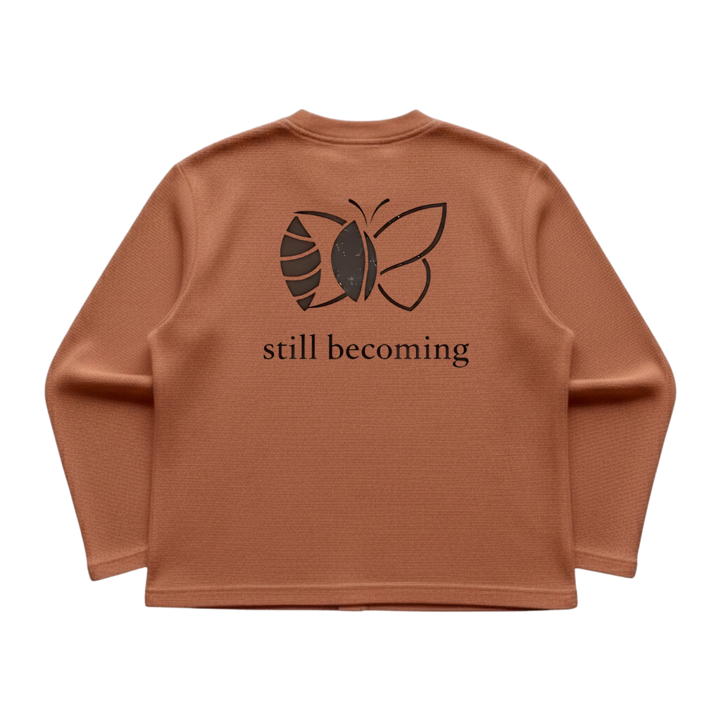Still Becoming Waffle Knit Tee