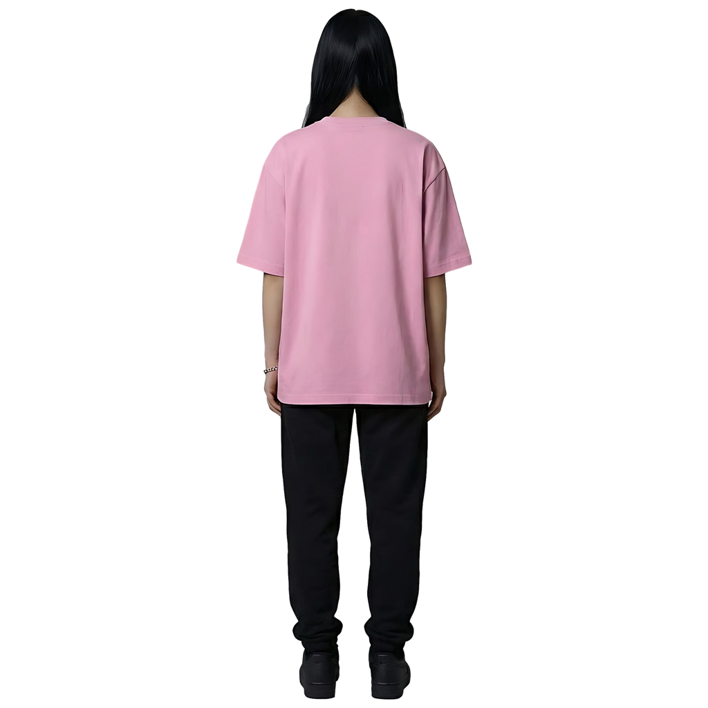Dark Pink Oversize Tee