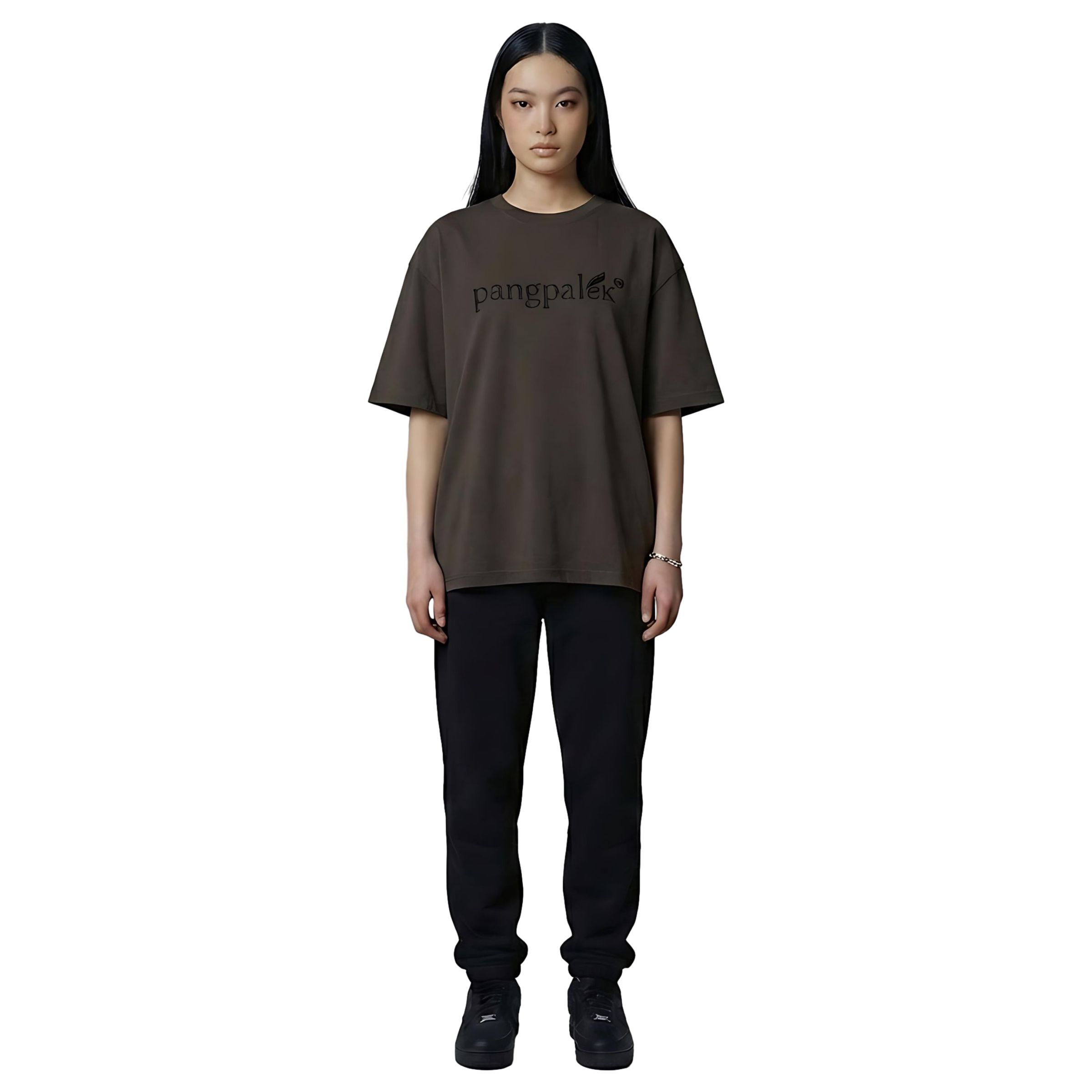 Dark Brown Oversize Tee