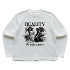 Duality White Waffle Knit Tee