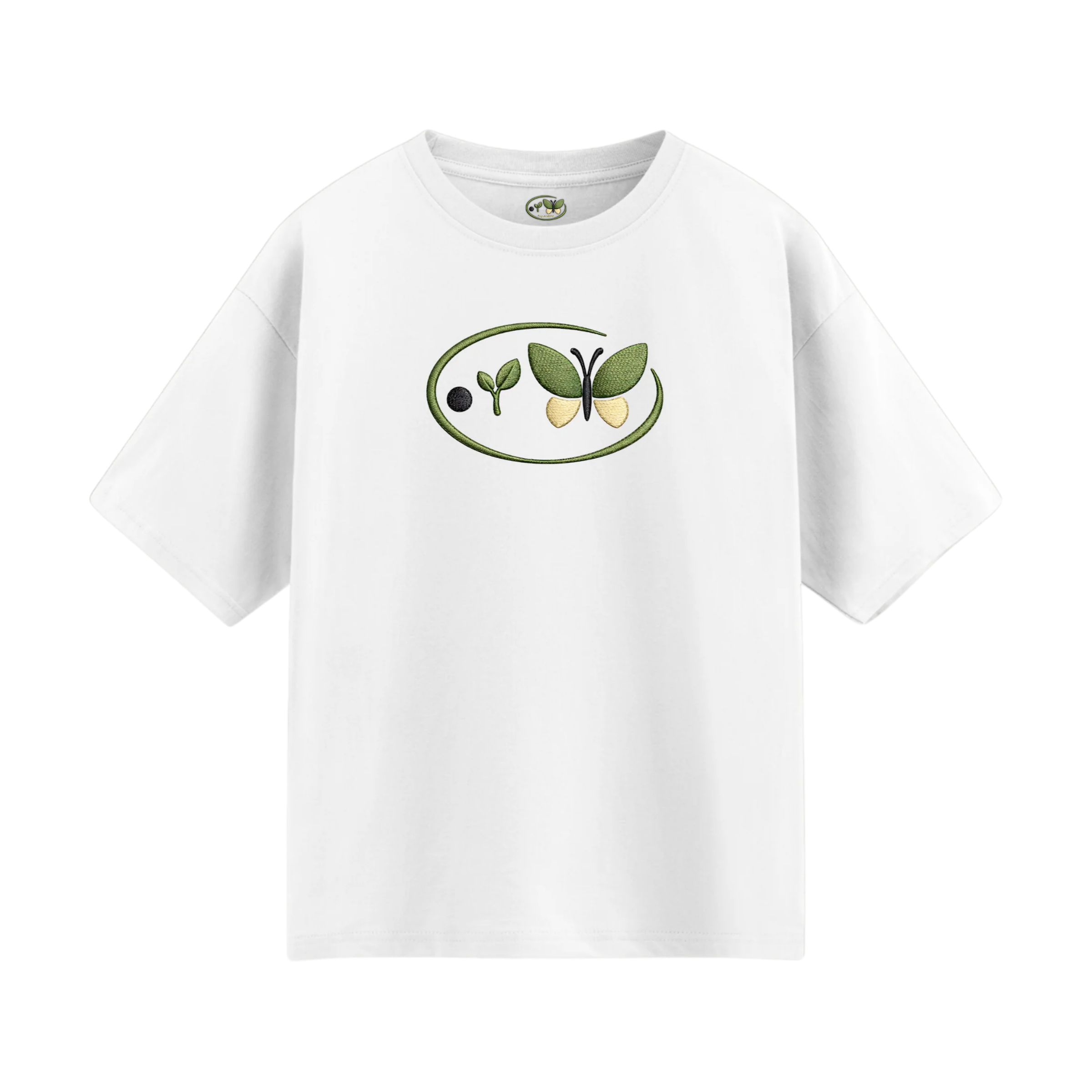 White Oversized Tee