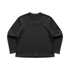Black Waffle Knit Tee