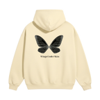 Wings Under Skin Cream Hoodie