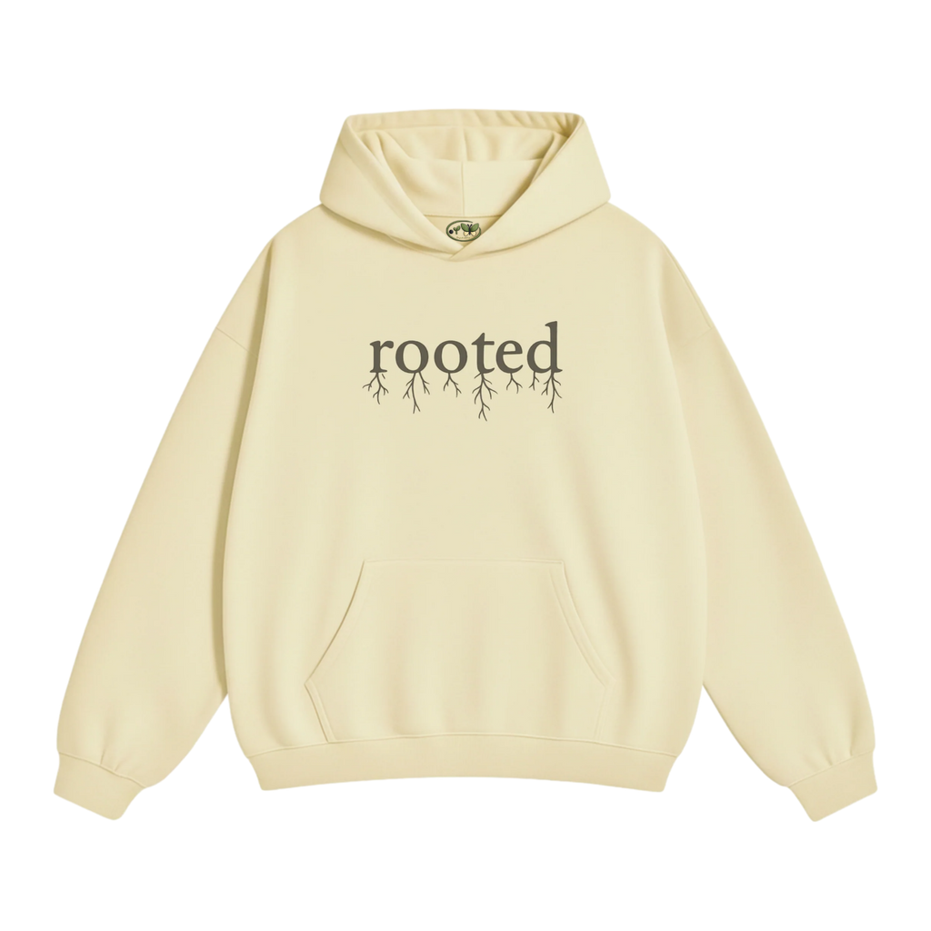 Rooted Cream Oversized Hoodie