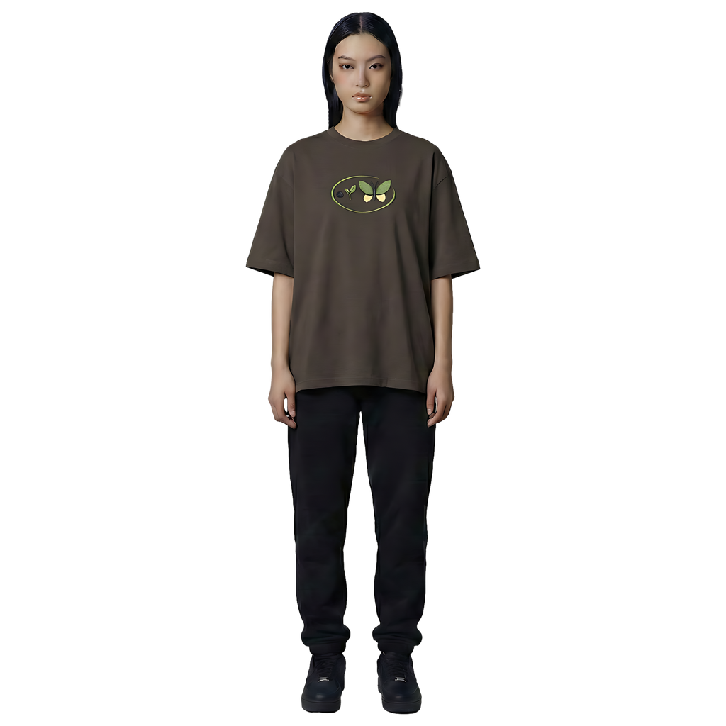 Brown Oversized Tee