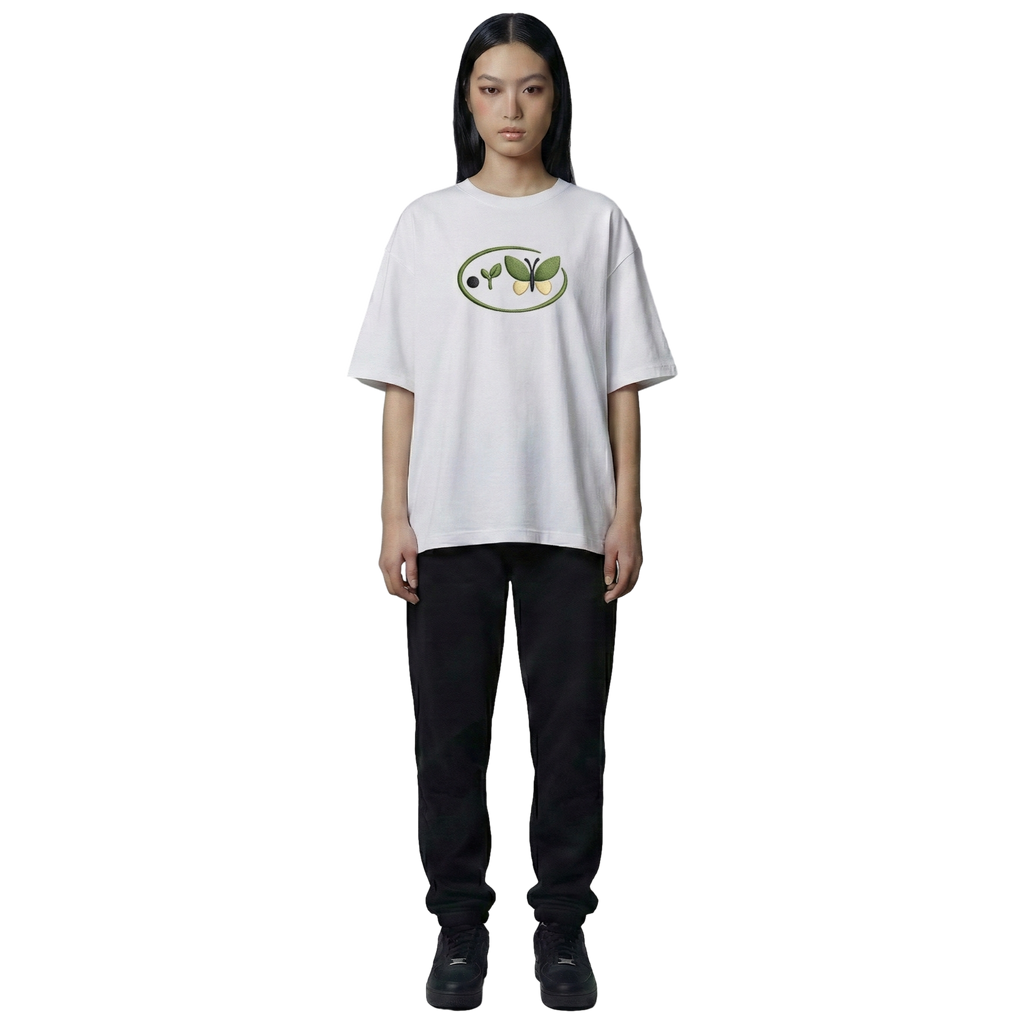 White Oversized Tee