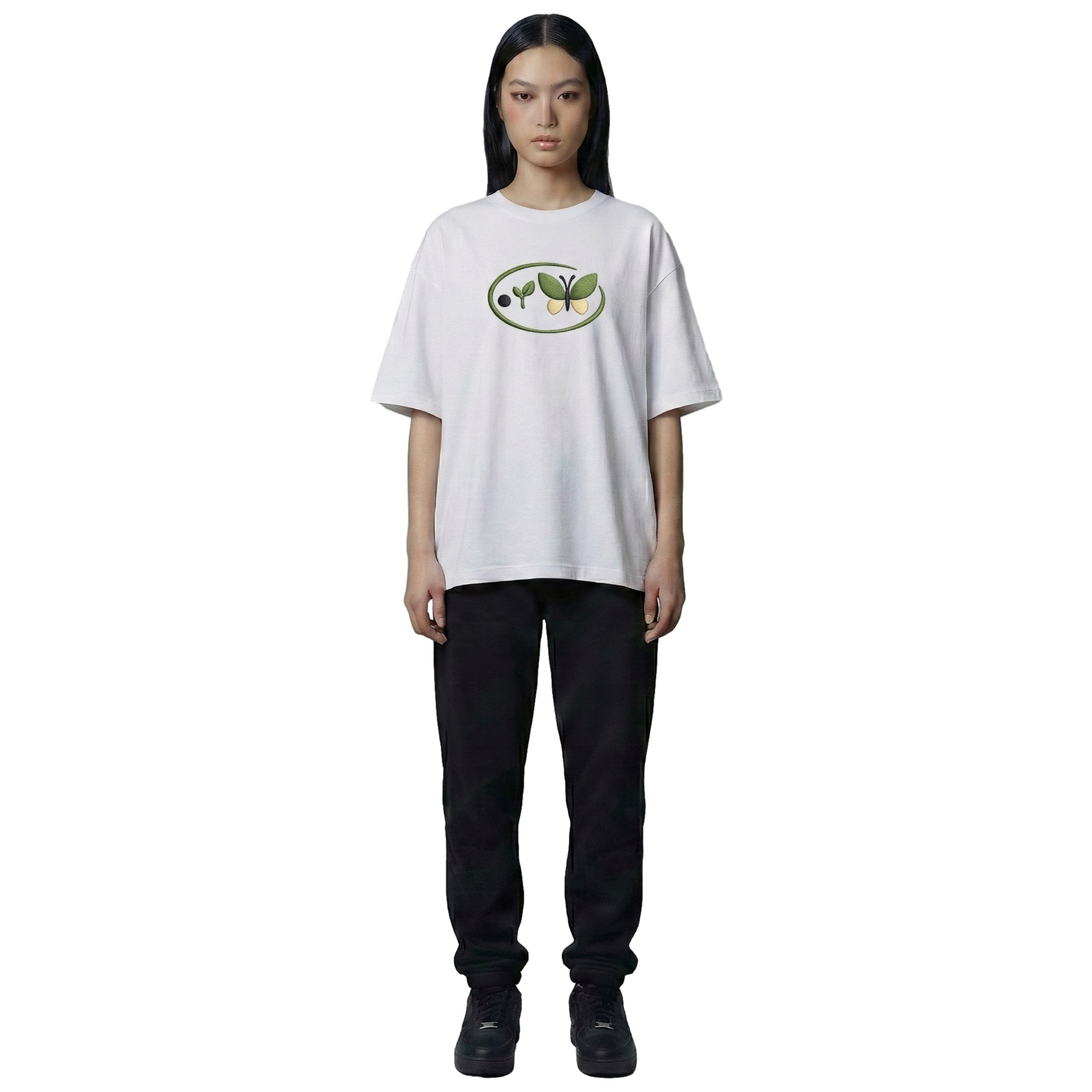 White Oversized Tee