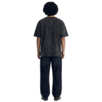 Black Acid-Washed Tee