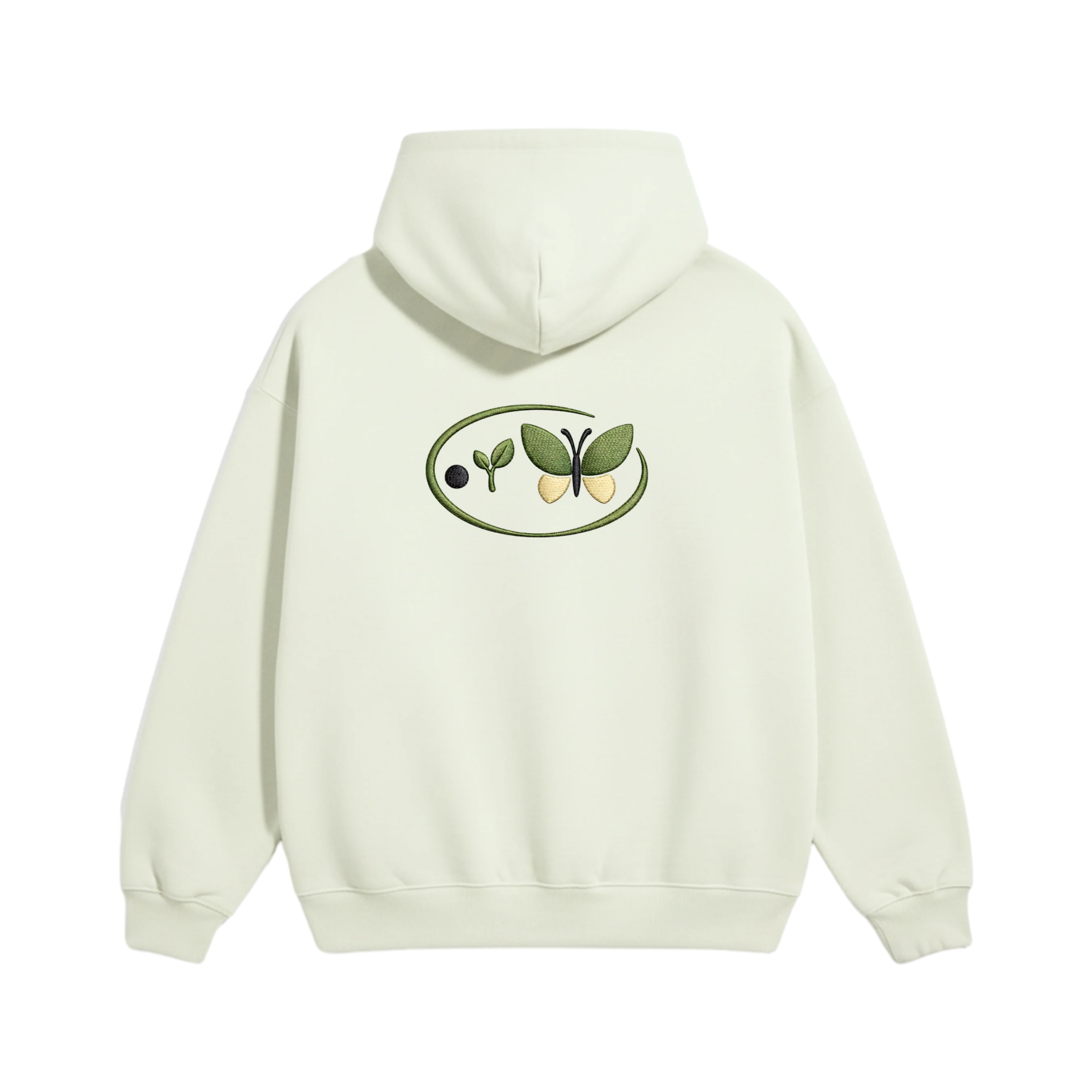 Pangpalek Cream Oversize Hoodie