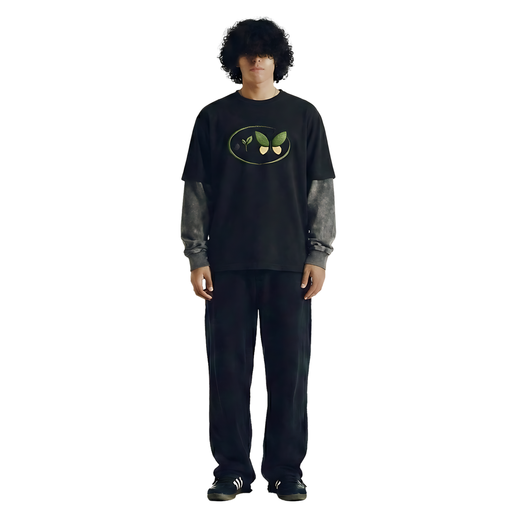 Black Long-sleeve Tee