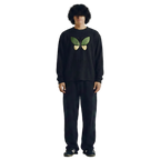 Black Waffle Knit Tee