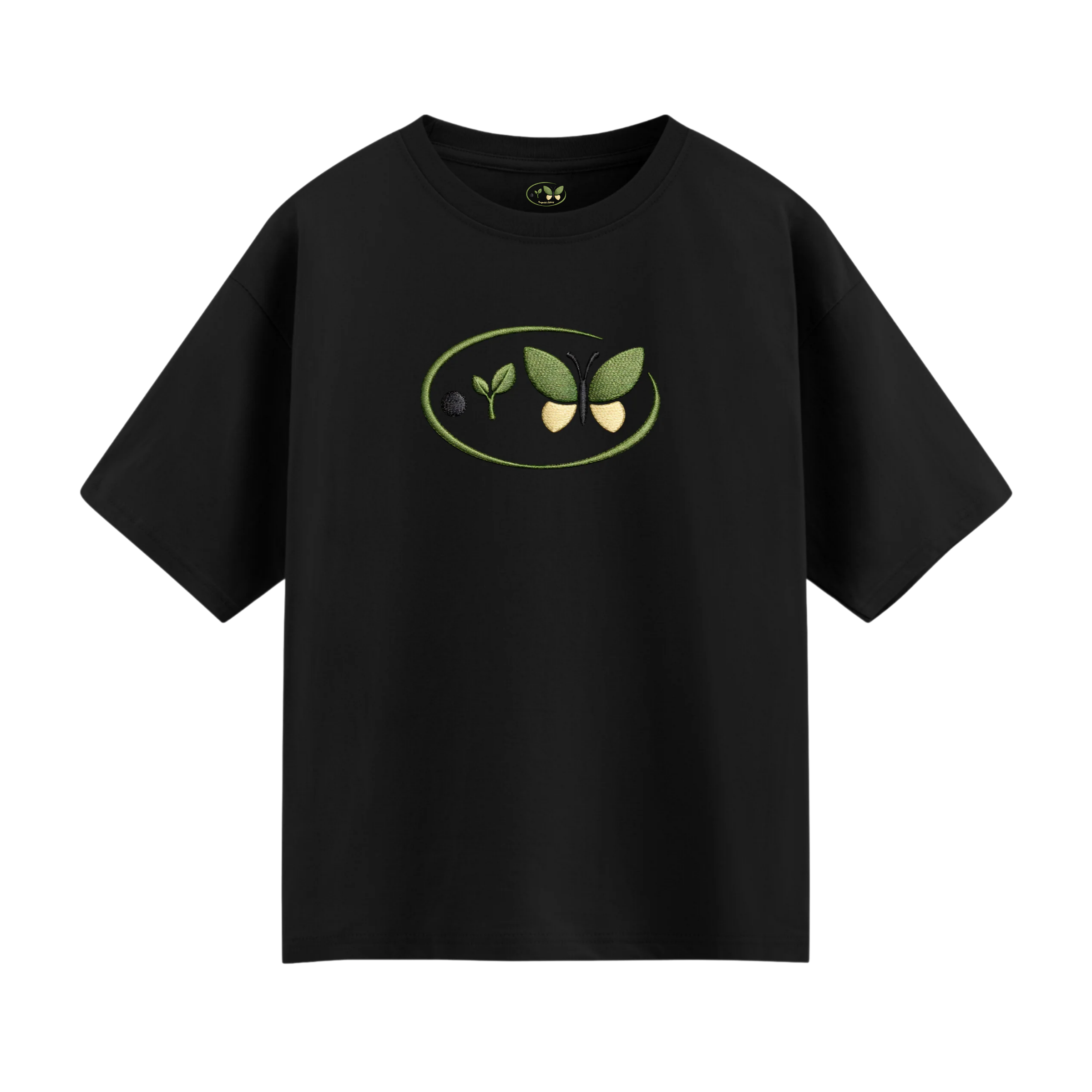 Life Cycle Black Oversize Tee